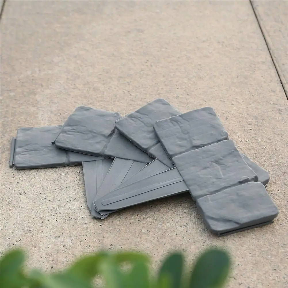 20 шт. серая/оранжевая ограда для сада с эффектом паутины сделай сам пластиковая