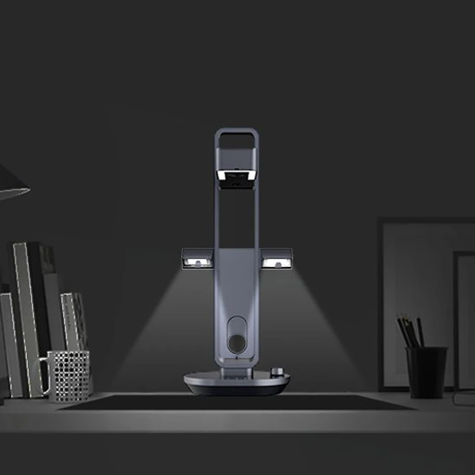 CZUR Aura X Pro персональный сканер книг портативный сканер документов со встроенной батареей для A3 A4 Размер умный стол Светодиодная настольная лампа