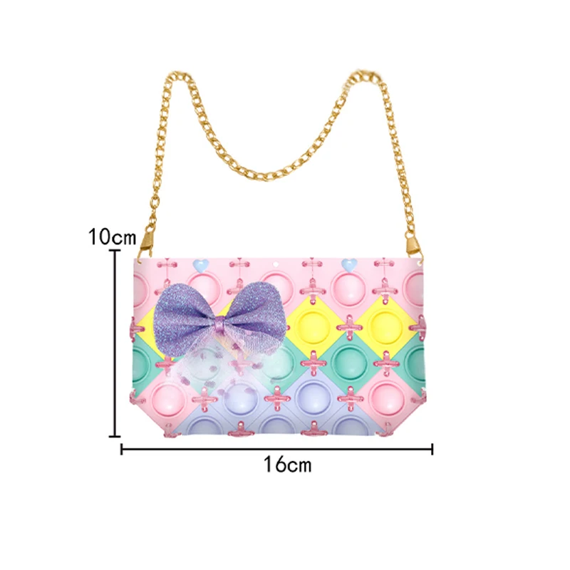 Bolso creativo antiestr&eacute;s para ni&ntilde;as, bolsas de hombro, juguetes para ni&ntilde;os, regalo de A&ntilde;o Nuevo, DIY-3