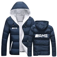 mercedes benz amg car autumn winter mens jacket hooded coat casual zipper sweatshirt mens sportswear fashion men hoodie dg20