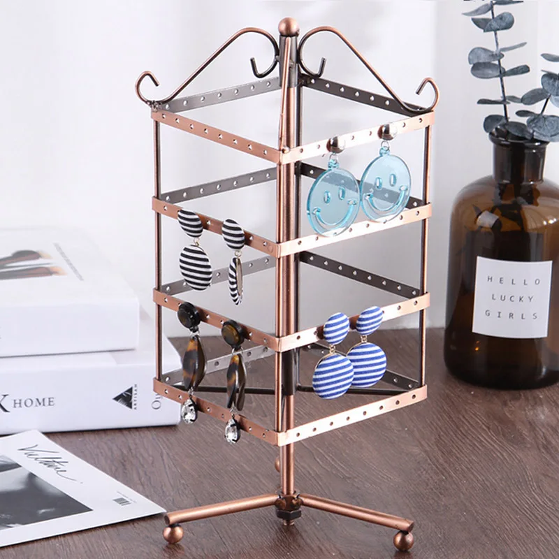 Лидер продаж новинка 4 цвета 128 отверстий подставка для сережек организация