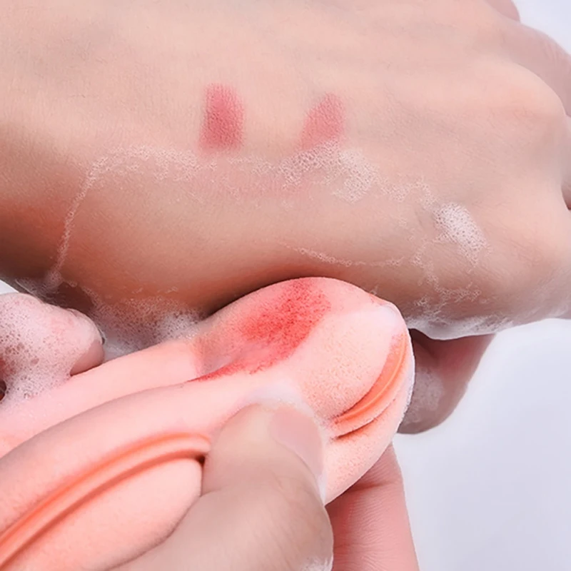 Натуральная отшелушивающая косметическая губка для лица средство глубокого