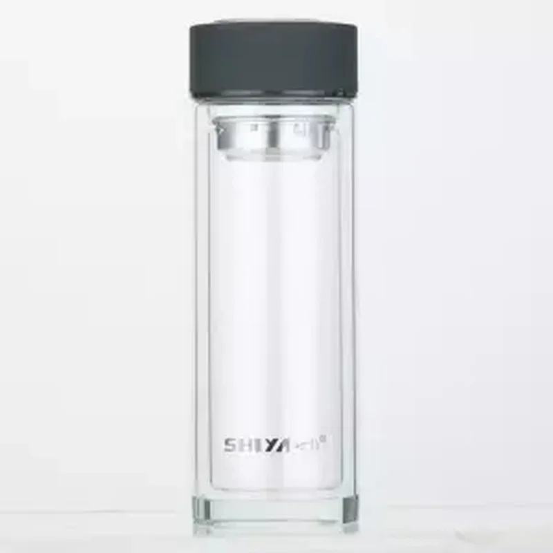 Утолщенные термостойкие стаканы из двойного стекла вместительные стеклянные