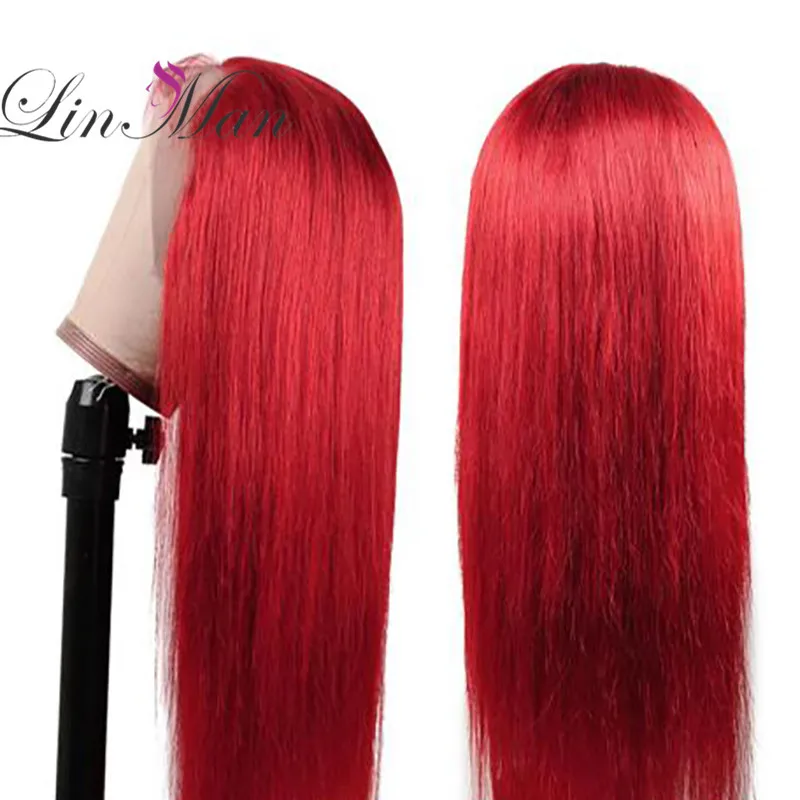 Парики из натуральных волос на кружевном фронте бразильские прямые волосы Remy