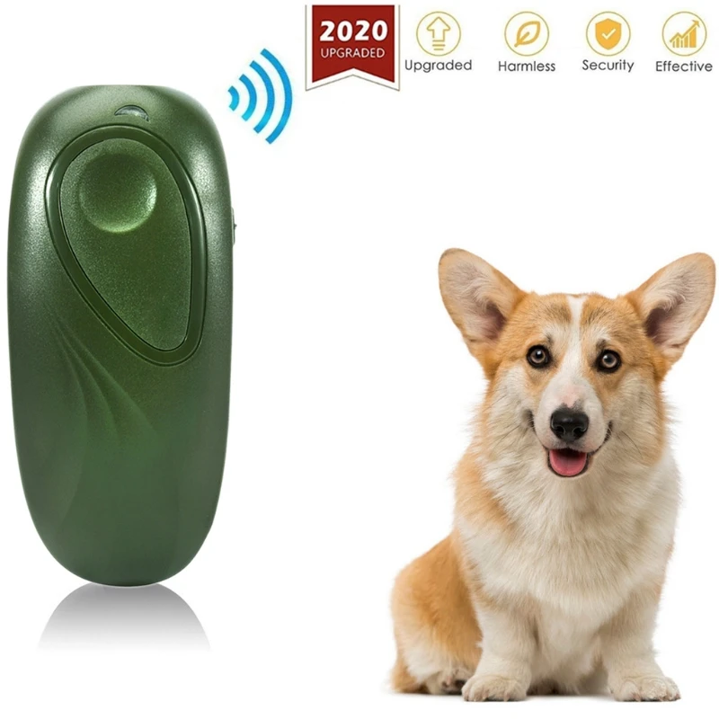 

Ultrasonic Dog Repeller New Ultrasonic Household Dog Training Device Handheld Bark Stopper Repeller Remote Control