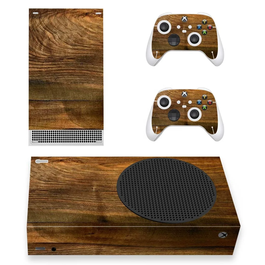 

For Xbox Series S Game Console Controller Vinyl Decal Cover Sticker Skin Wood Design