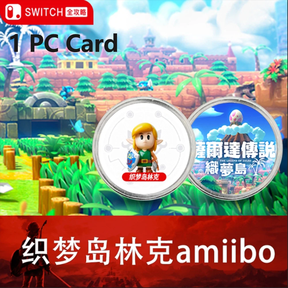 1pcLink Awakening DX Новейшие 23 шт NFC игровые карты для Botw Switch Zelda Breathing Wild Super Mario Smash Cart 8 Bros Odyddey Splatoon 2 NS Switch - Цвет: 1pcLink Awakening DX