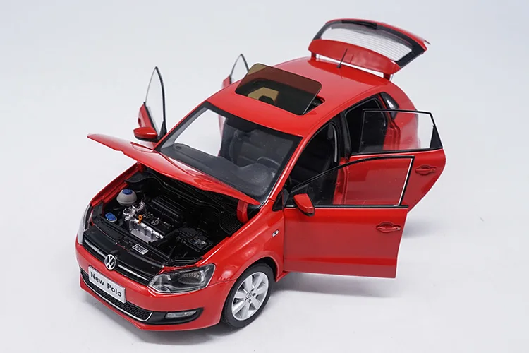Лучшие продажи, 1:18, новые модели из сплава VW P-OLO, модели автомобилей из литого металла, лучшая коллекция, Изысканные Подарки
