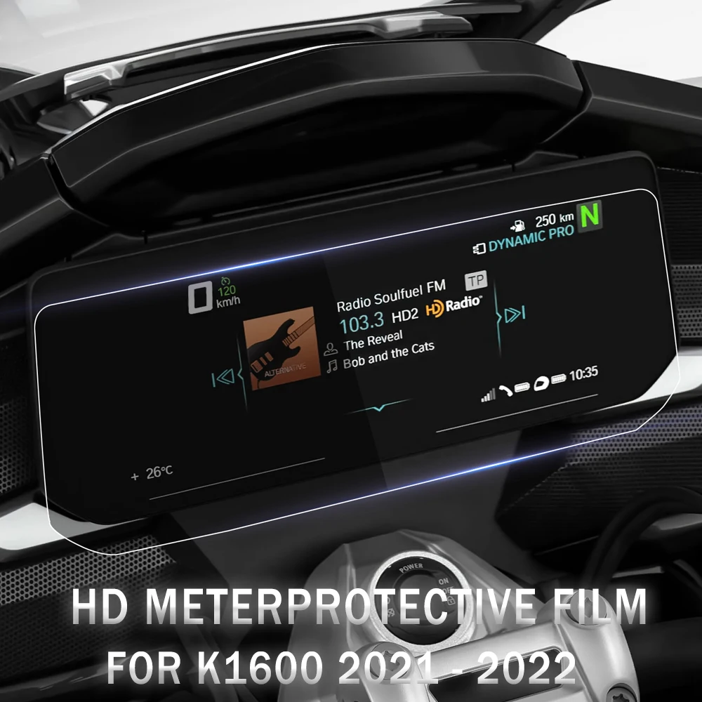 

For BMW K1600 K1600GT K1600GTL K1600 GT 2022 2021 New Motorcycle Scratch Cluster Screen Dashboard Protection Instrument Film