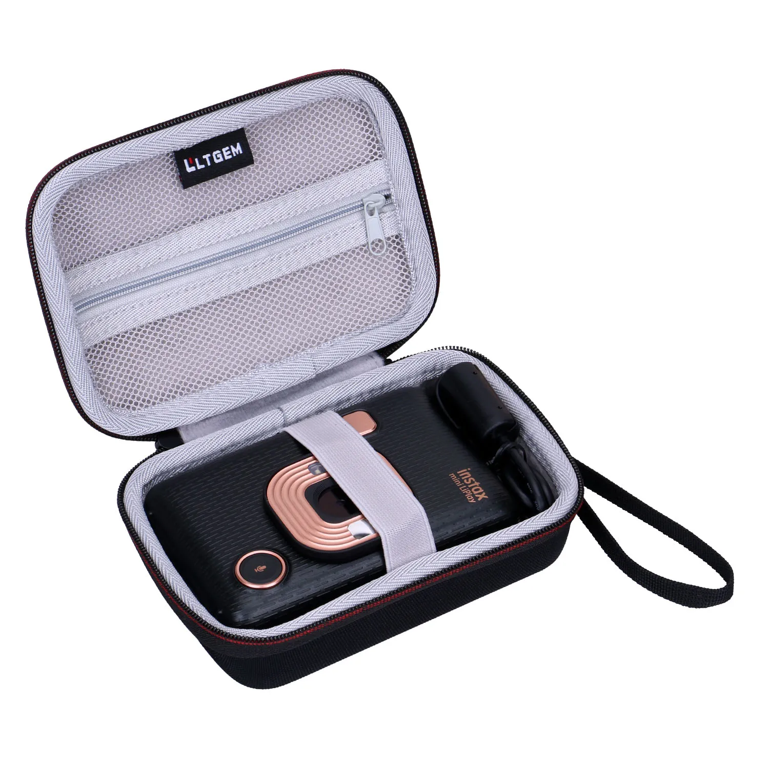 LTGEM EVA черный Водонепроницаемый Переносной жесткий футляр для Instax Mini Liplay Hybrid instant camera