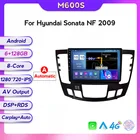 Автомагнитола MEKEDE для Hyundai Sonata NF 2009, 2 Din, Android, GPS, 1280*720, HD, Wi-Fi, Bluetooth, навигация, стерео, мультимедиа