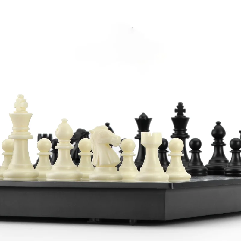 

Магнитная портативная большая шахматная игра, Пластиковая Складная семейная настольная игра, Международный шахматный набор, игры Planszowe, ра...