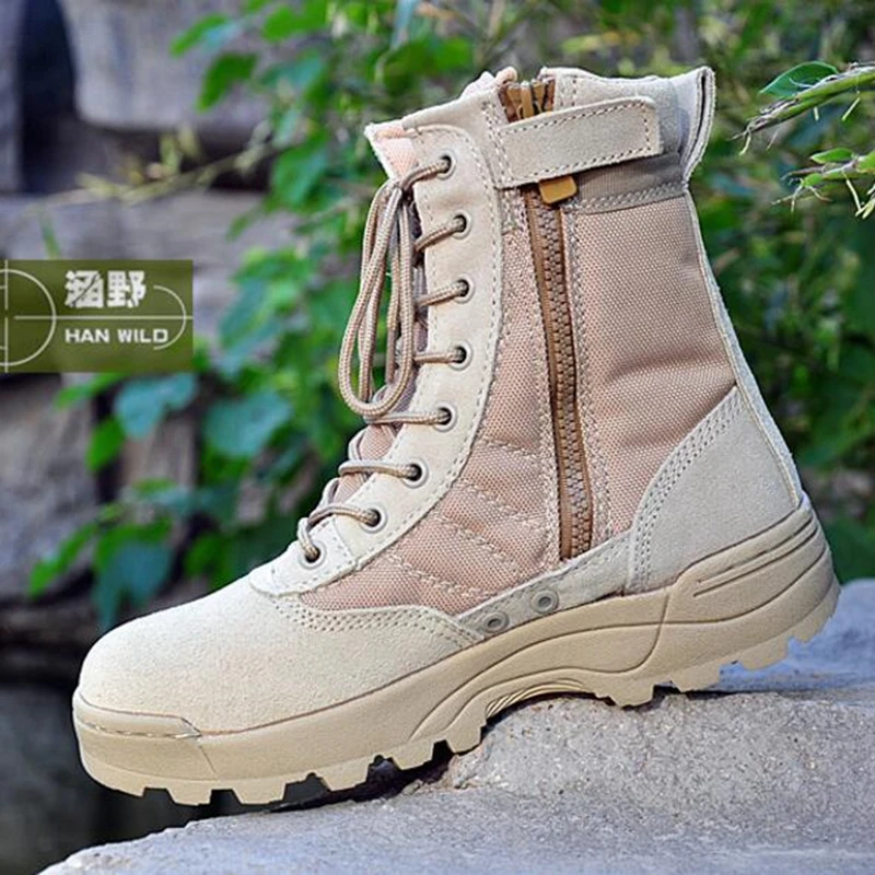 Мужские ботинки для активного отдыха армейские походные боевые пустыни