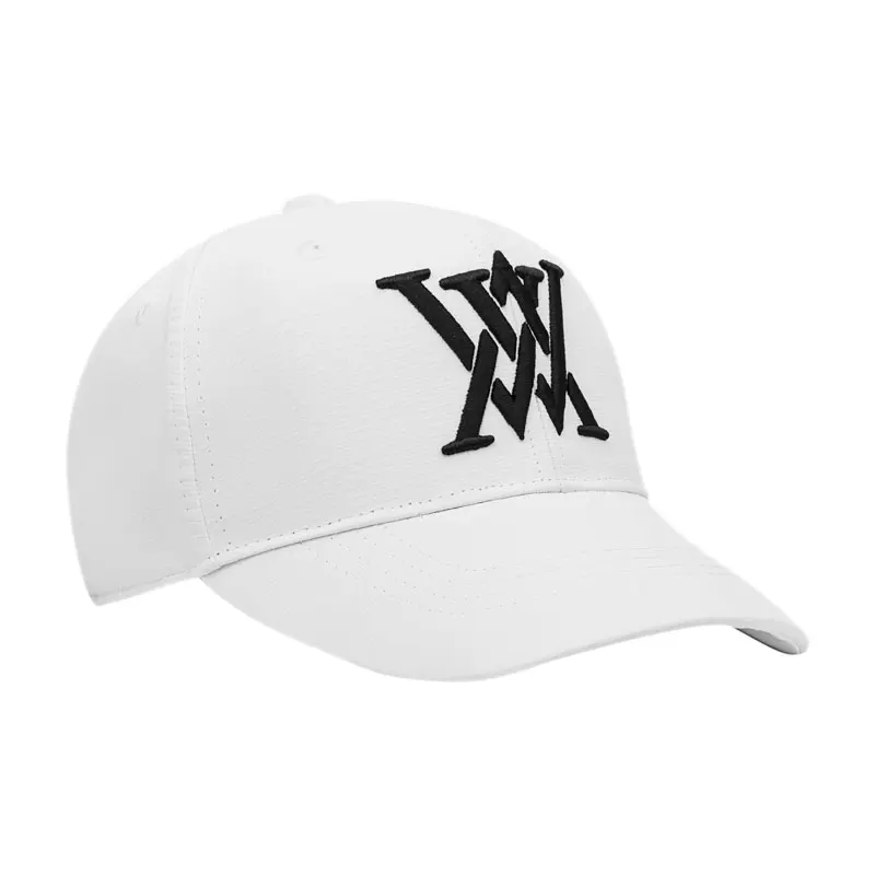 

New High Quality Unisex Golf Hat Dlack and White Cap Embroidered Sports Golf Cap