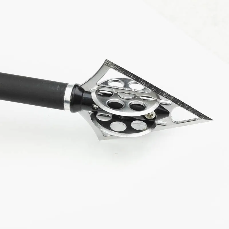 3 шт. стрельба из лука Broadheads 100 зерно наконечники стрел 2-очистительные полосы наконечники стрелы для блочного Лука и наконечники стрелы для арбалета аксессуары