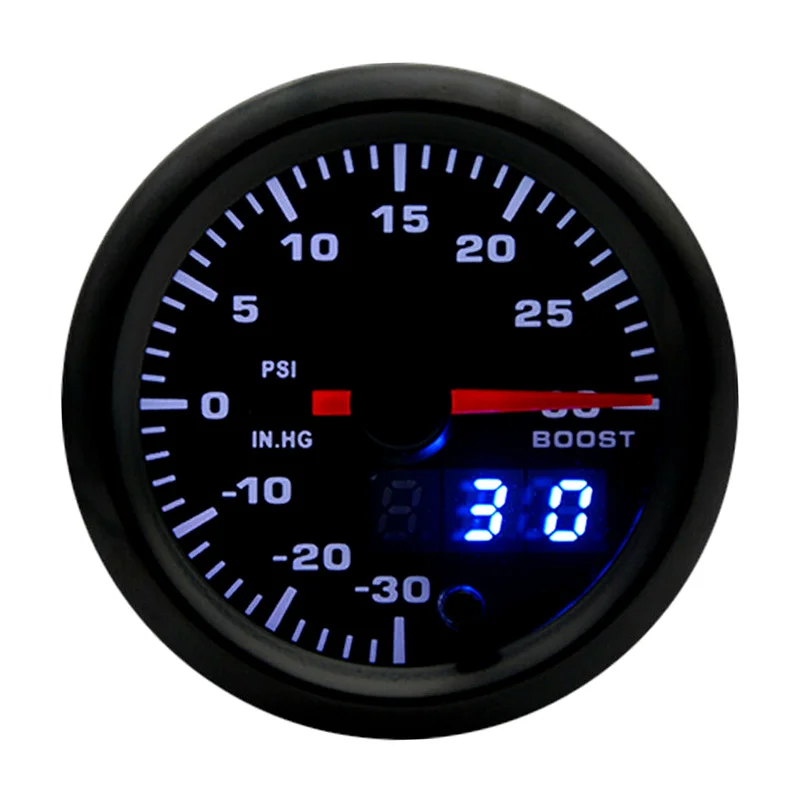 2 &quot52 мм 7 цветов светодиодный автомобильный турбо Boost Gauge PSI метр аналоговый