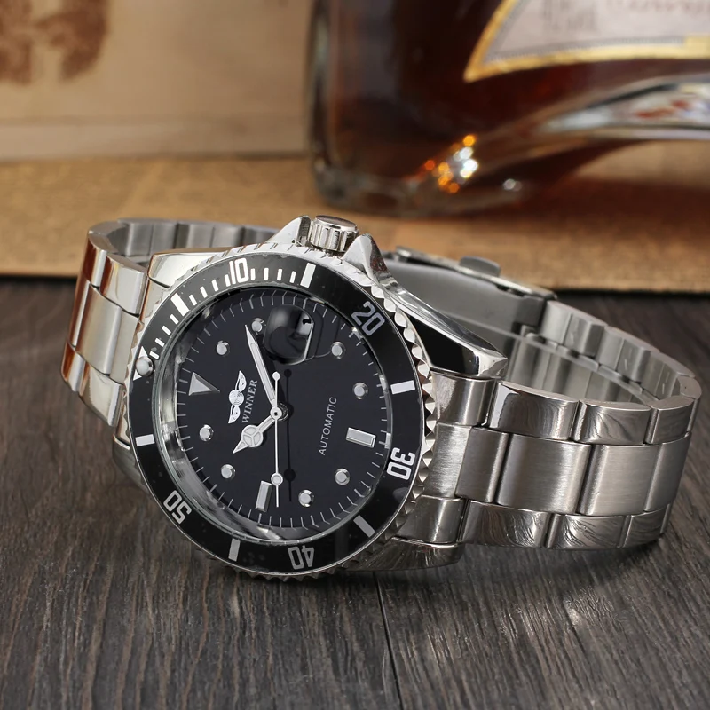 Часы наручные WINNER Мужские механические Классические Автоматические в стиле