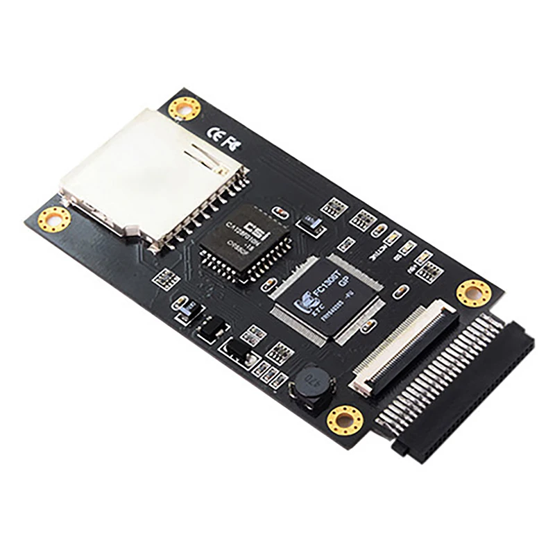 SD SDXC MMC Card To 1.8 Inch ZIF &amp IDE 50 Pin HDD Adapter with 40 LIF Flat Cable |