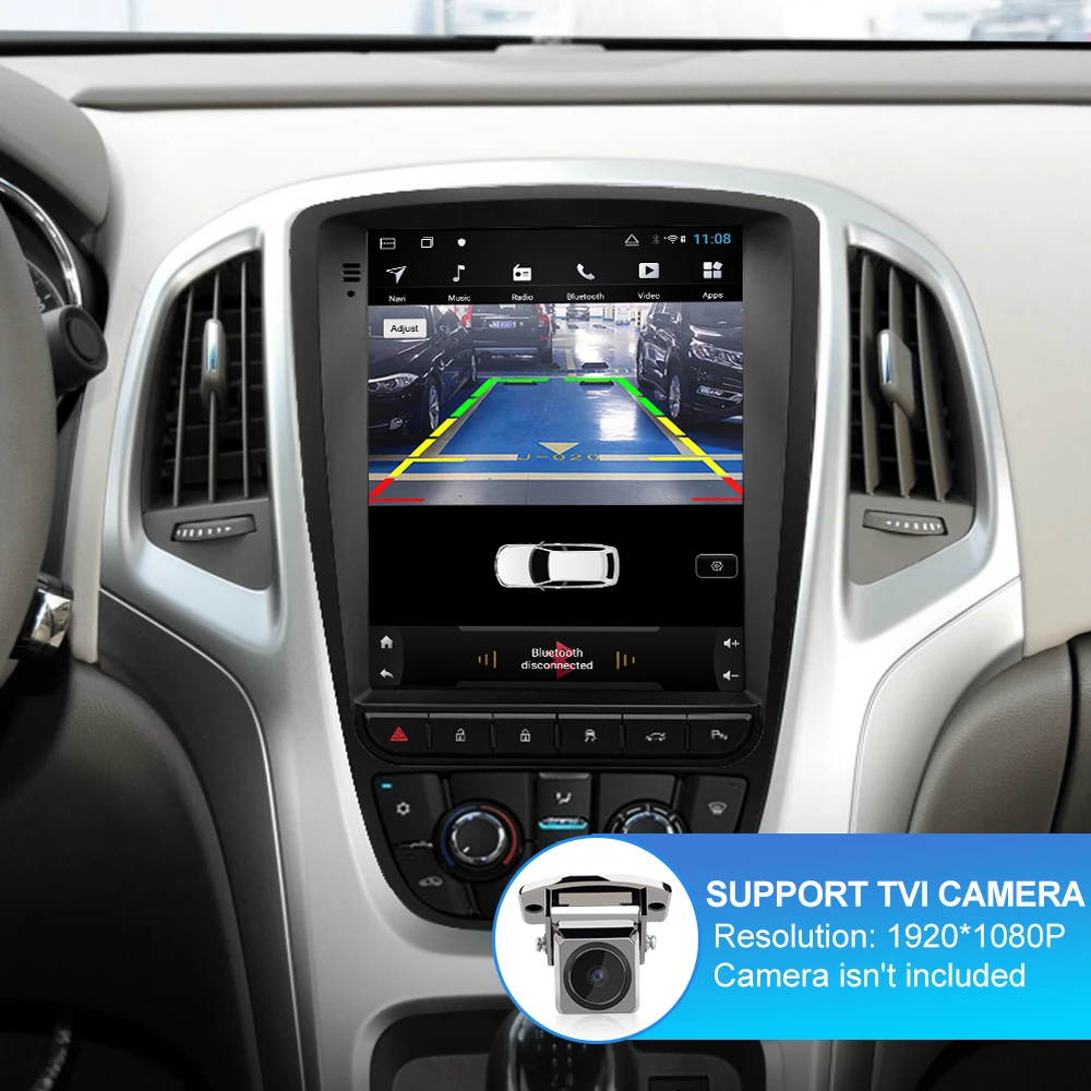 Isudar H53 Вертикальный 1 Din Android авто радио для Opel/Vauxhall/Astra J Buick/Verano 2009- gps Автомобильный мультимедийный ram 4G rom 64GB