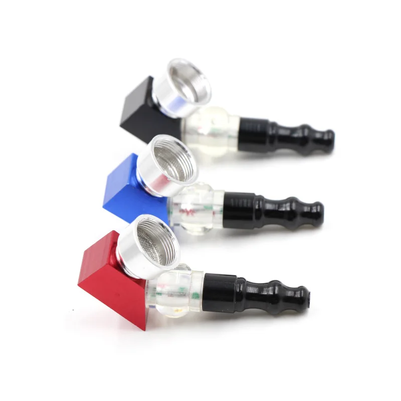 Металлические маленькие портативные курительные трубки для курения табака SWSMOK