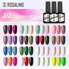 Гель ROSALIND набор гель-лаков для ногтей 23 шт., гибридное верхнее покрытие, полуперманентный УФ-лак для маникюра, набор для дизайна ногтей
