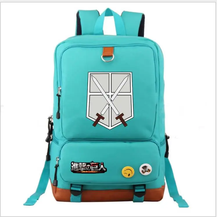 Рюкзак мужской/женский с рисунком аниме Атака Титанов | Багаж и сумки