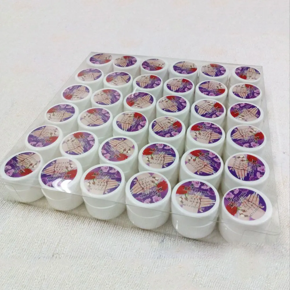 

20pcs Nail Gel Art Polish Pigment UV Gel Boxes Set No Wipe Base and Top Coat