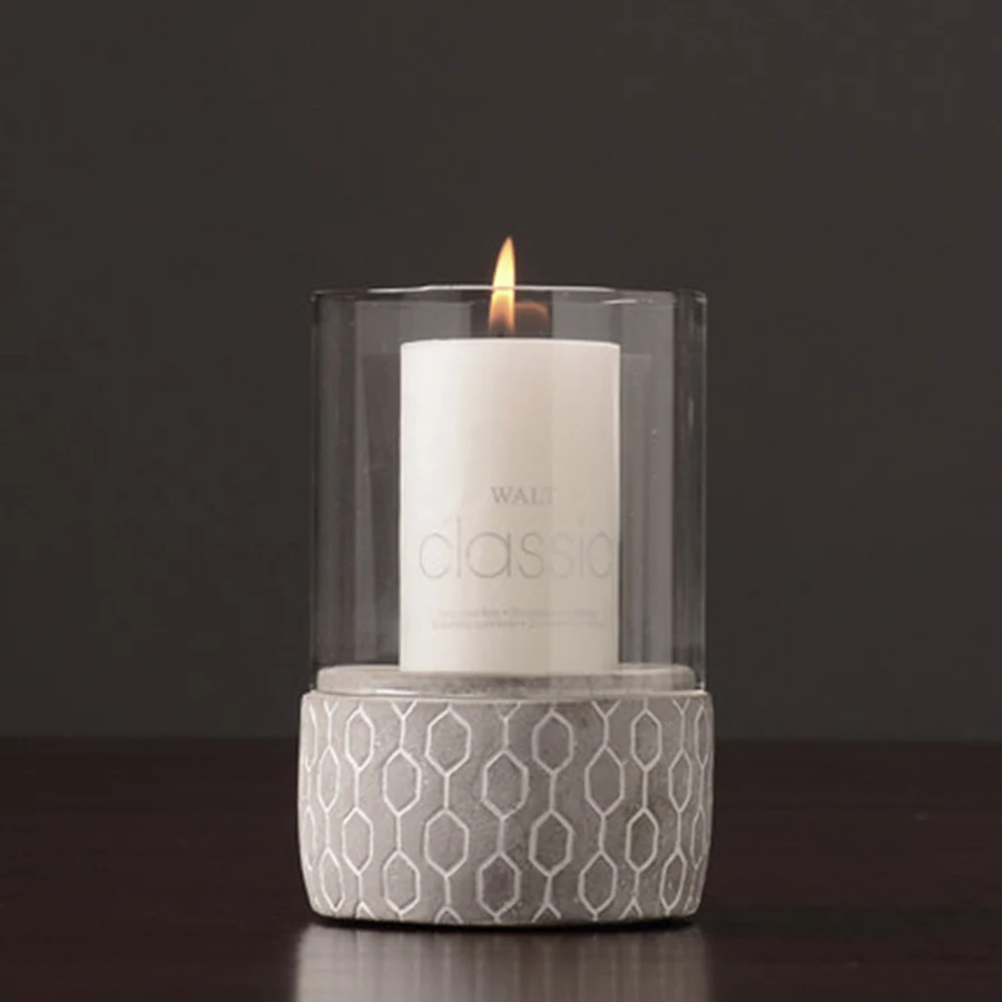 Рождественские Современные хрустальные подсвечники в скандинавском стиле