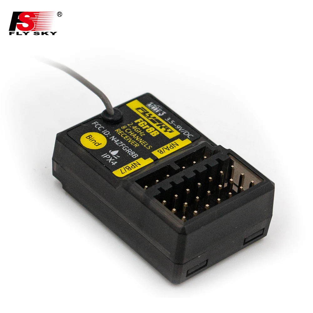 Радиочастотный приемник FLYSKY FGR8B 2 4 ГГц 8 каналов PWM/ PPM/ i bus выход для передатчиков