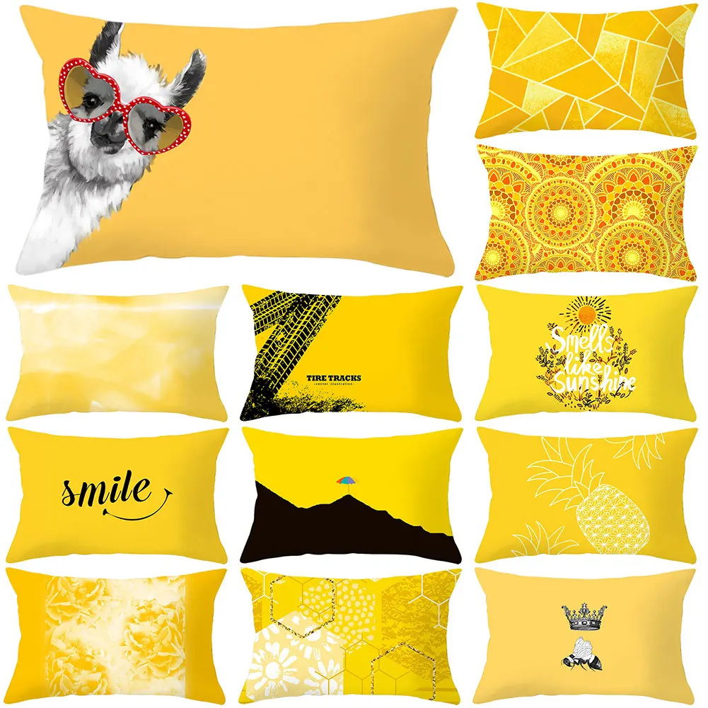 Мягкий чехол для подушки из полиэстера персикового цвета дома офиса дивана