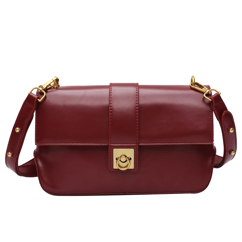 

Women's bag 2020 new simple temperament one-shoulder fashion retro fashion joker fashion handbag Korean cross-body bag fashion w