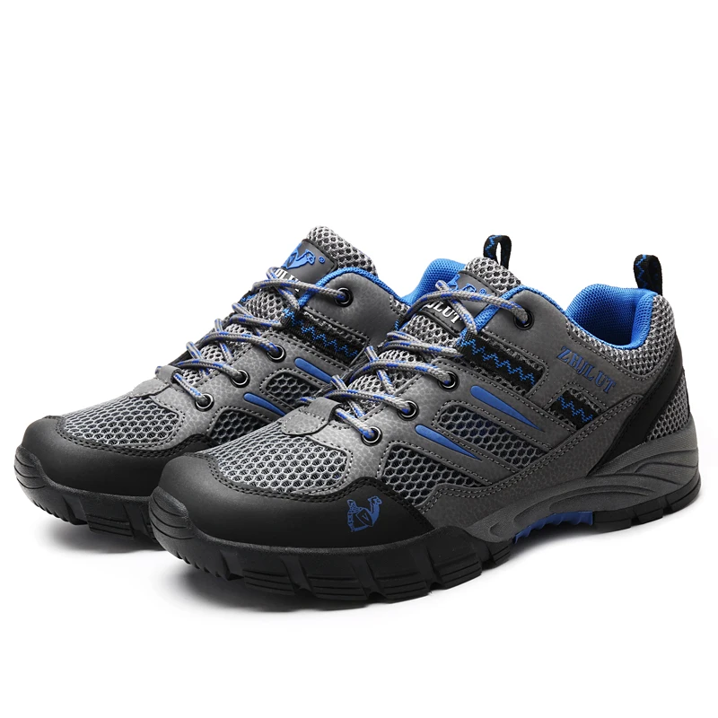 

Men Hiking shoes Sports Waterproof Trekking Shoes Nubuck Couple Mesh Outdoor Shoes