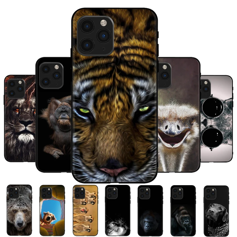

Cute Animal Case For iPhone 11 Phone Case For iPhone 11 Pro Case Silicon Soft Tpu Back For iPhone 11 Pro Max 11Pro Case