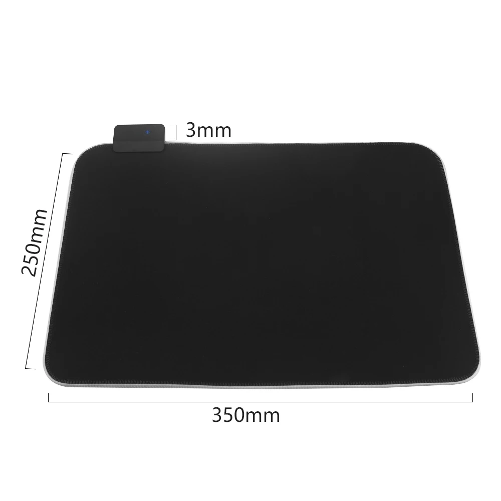 

CHYI Large Size Gaming Mouse Pad RGB Glowing LED Extended Illuminated Keyboard Desk Mat Waterproof Mousepad For Overwatch Gamer