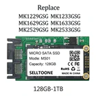 SSD-накопитель MicroSata 128 ГБ, 256 ГБ, 512 ГБ, для HP 2740p, 2730p, 2540p, IBM x300, x301, T400S, T410S, замена MK1229GSG, MK1629GSG, MK2529GSG, жесткий диск 1,8 дюйма
