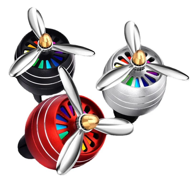 

Car Aromatherapy Car Air Outlet Perfume Clip Creative Zinc Alloy Rotating Lamp Ornaments In The Car Accessories Interior