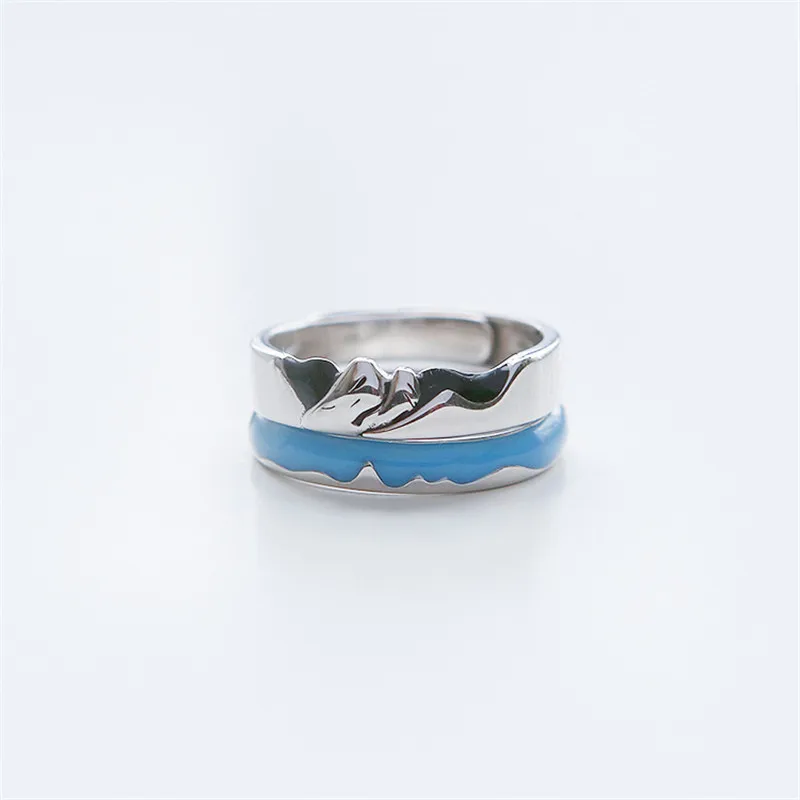 Женское кольцо из серебра 100% пробы с открытым кольцом | Украшения и аксессуары