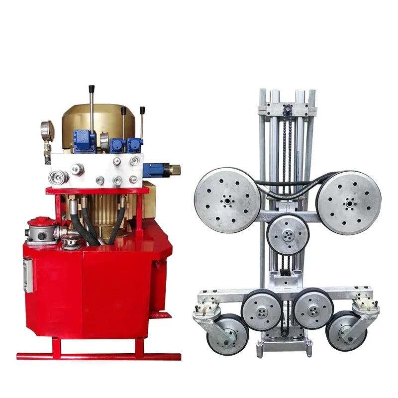 Reinforced Concrete Cutting Hydraulic Wire cutting Saw Machine Concrete Mortar Cutting Machine
