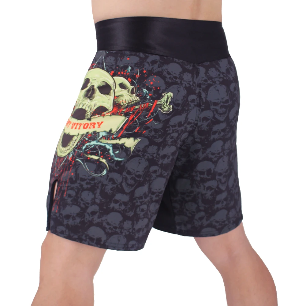 MMA training gym Fierce sparring breathable protection muay thai boxing shorts fight kickboxing cheap mma short pretorian shorts