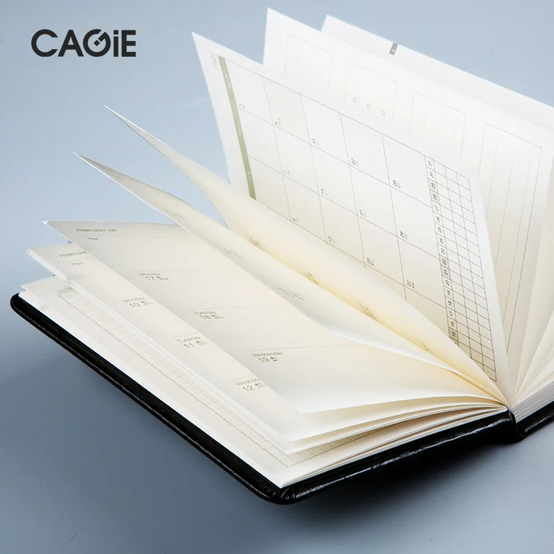 A7planner agenda мини кожаная учебная тетрадь месяц делать список ноутбуков caderneta caderno pontilhado материал escolar
