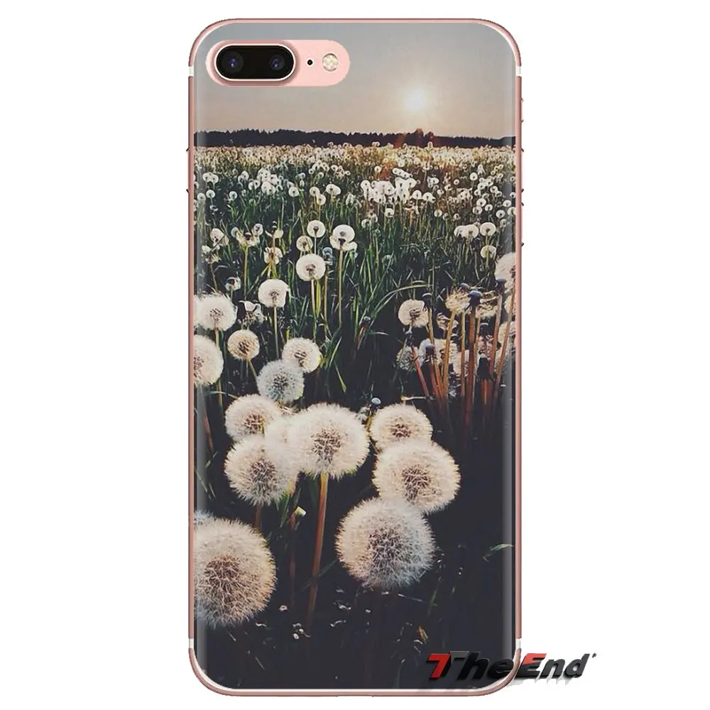 Phone Covers For Huawei G7 G8 P7 P8 P9 Lite Honor 4C 5X 5C 6X Mate 7 8 9 Y3 Y5 Y6 II 2 Pro 2017 Flower Dandelion Butterflies Art |