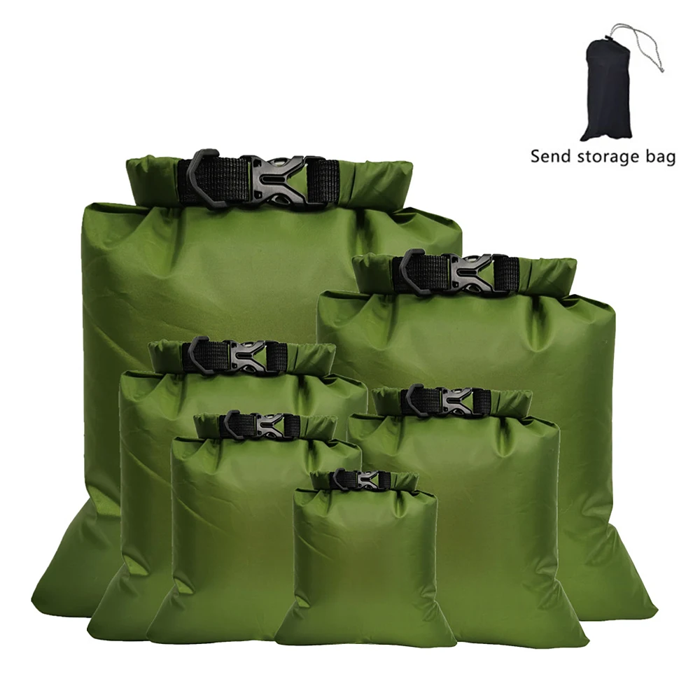 

Outdoor 6 PCS Waterproof Bag Dry Sack for Drifting Boating Floating Kayaking Beach