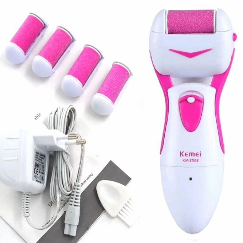 

Foot Care Tool with 5 Roller Skin Care Feet Dead Dry Skin Removal Electric Foot File Heel Cuticles Remover Foot Rasp