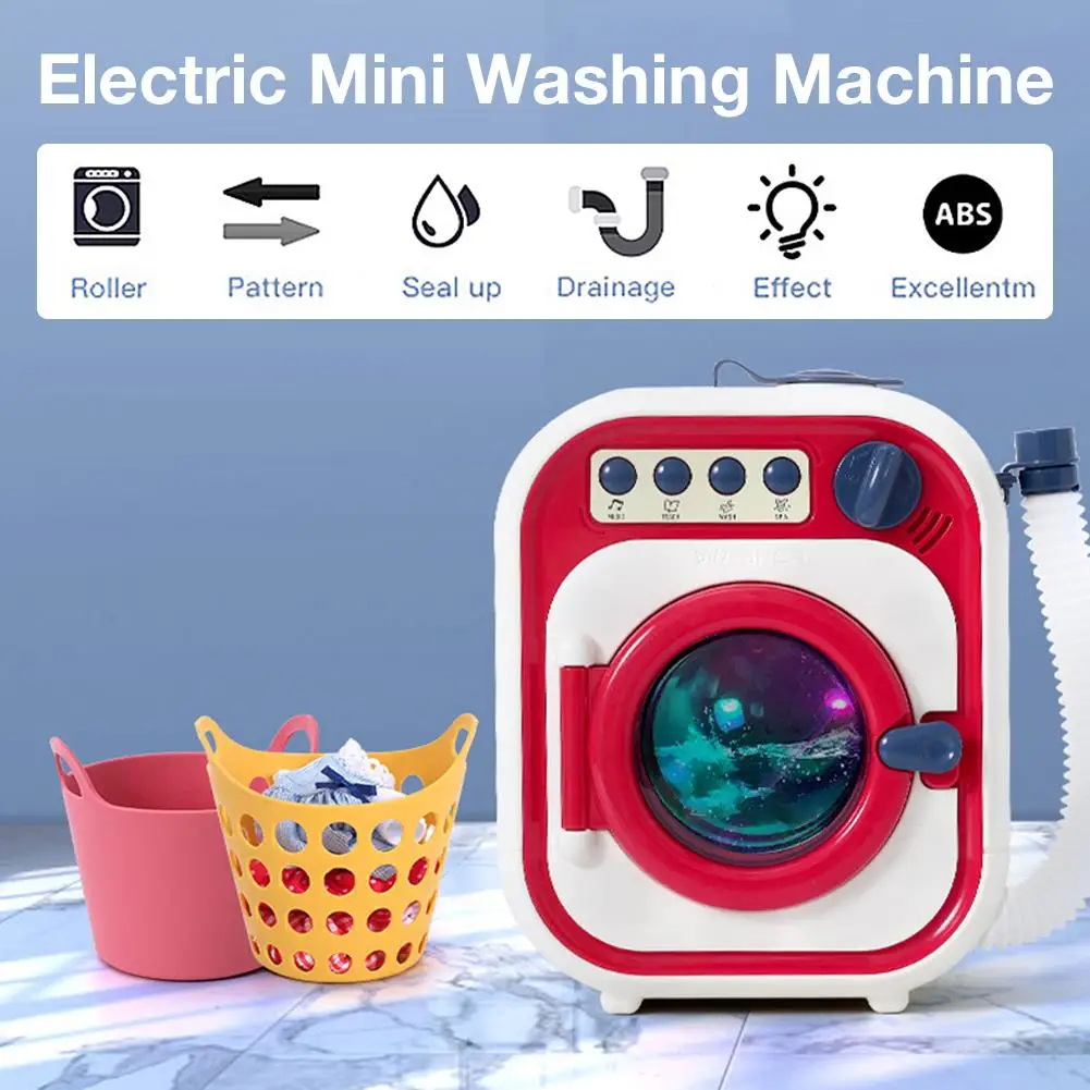 Электрическая мини-стиральная машина игрушка игрушечный набор для детей