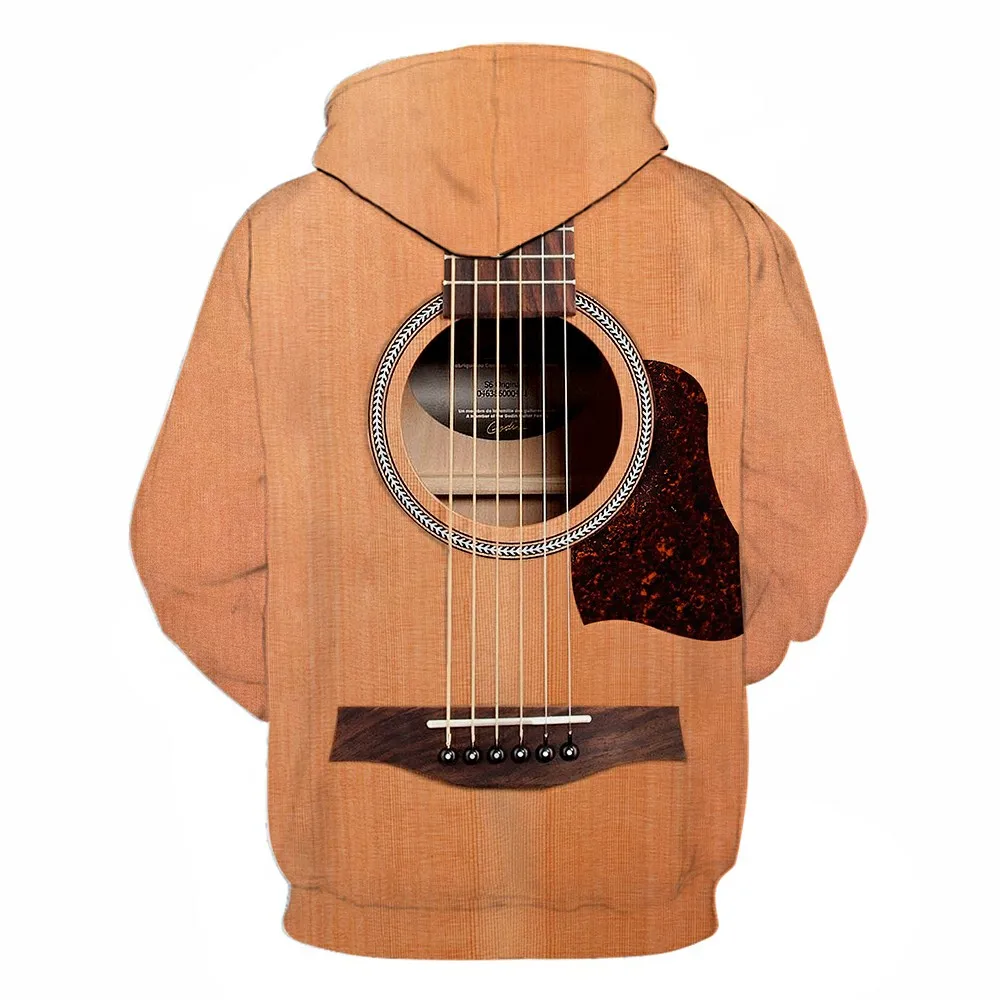 

New Fashion 3D Print Funny Music guitar Print Pullover Sleeve Streetwear Children's Clothing Spring and Autumn Sweatshirt