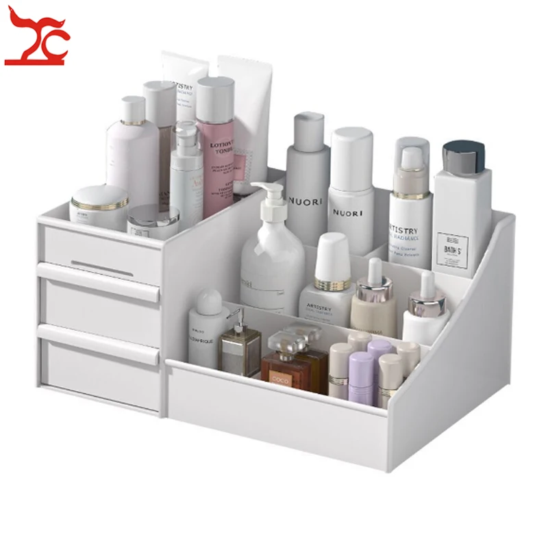 

Large Capacity Makeup Drawer Jewelry Organizer Cosmetic Storage Box Dressing Table Skin Care Rack Desktop Sundries Storage Box
