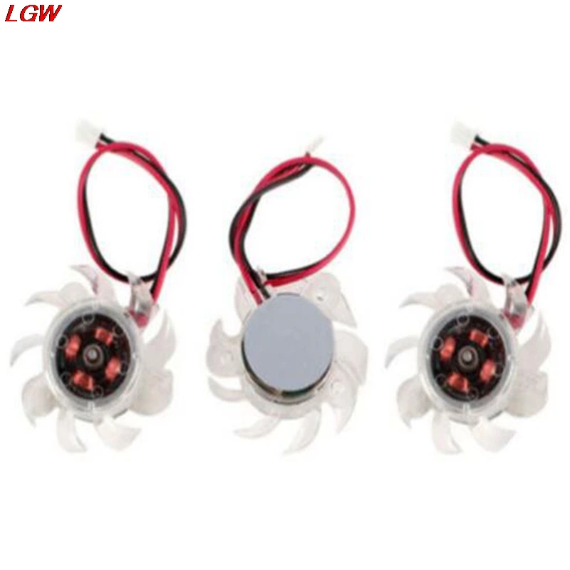 

35mm 12V Clear Plastic Computer VGA Video Cooler Card Cooling Fan