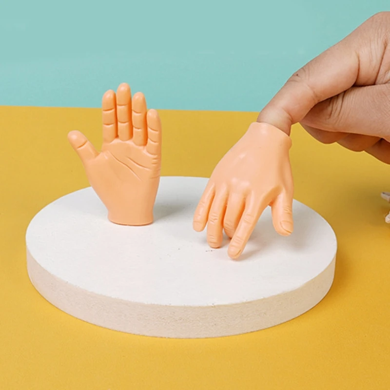 

Pack of 5 Mini Finger Hands, Funny Finger Puppet, Small Hands, Novelty Fun, Tiny Hands, Finger Props, Tiny Hands Prank Toy for G