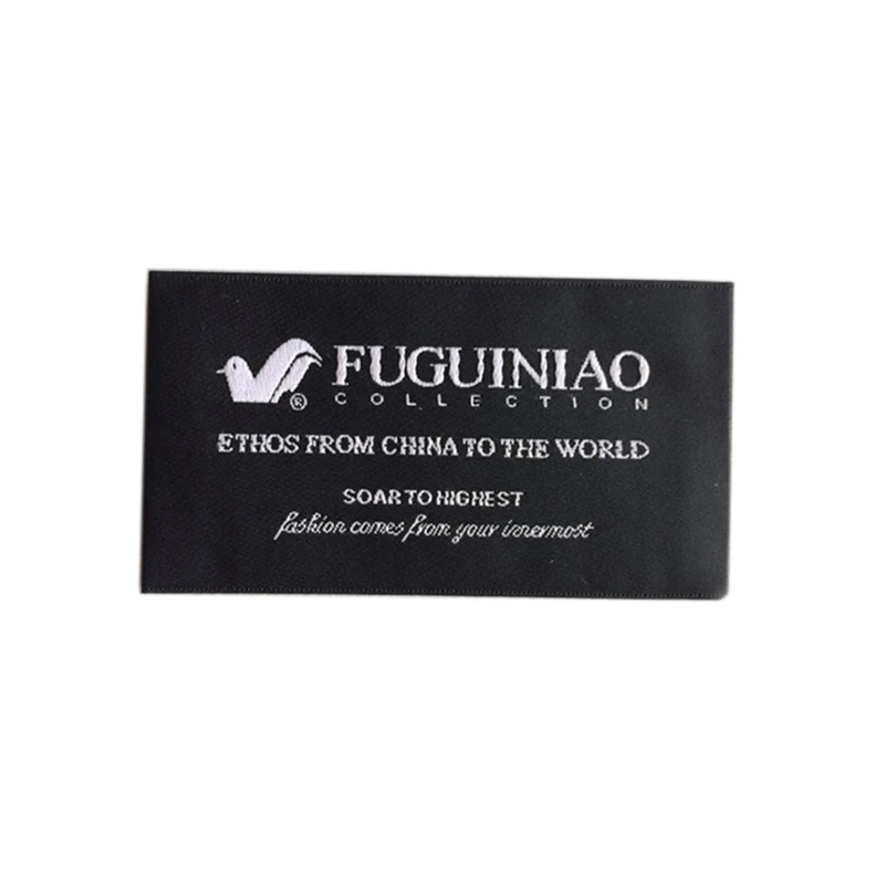 Высококачественные пользовательские этикетки для одежды брендовые тканые
