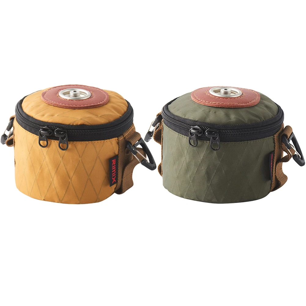 

Outdoor Camping MOLLE System Gas Canister Bag Multifunctional Thickened Propane Fuel Can Protective Pouch Cover Gas Tank Storage